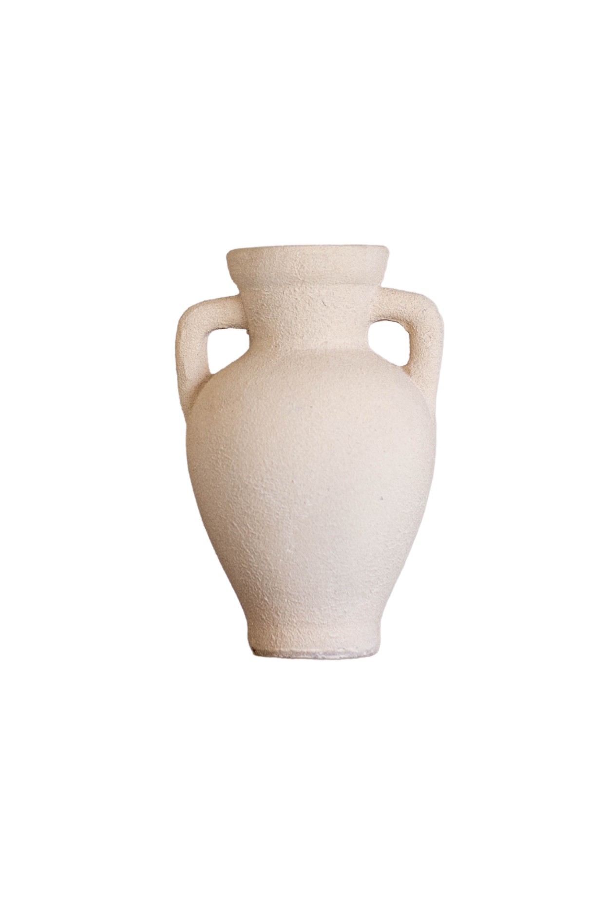 Lesbos Cream Urn Vase With Handles Large