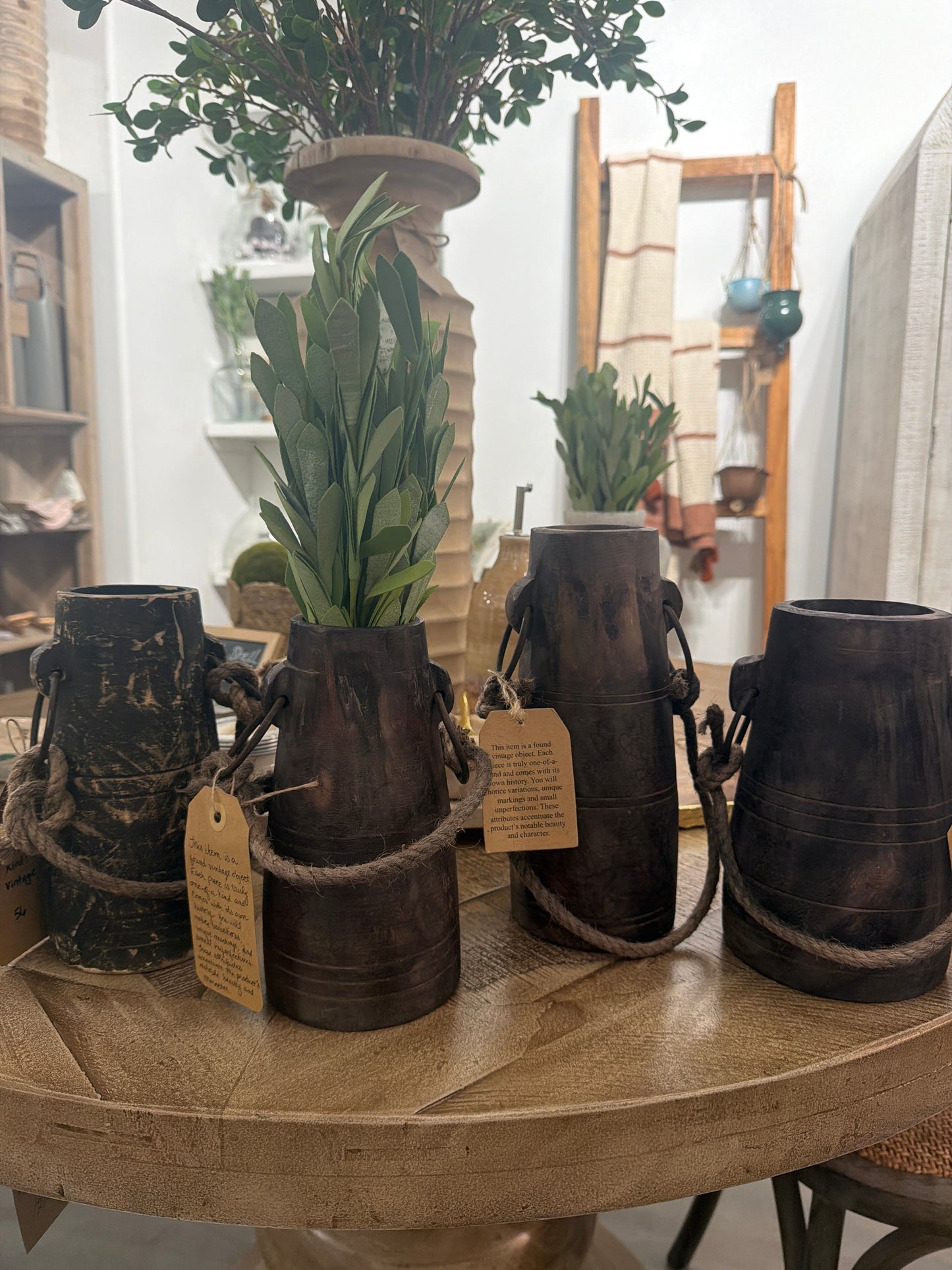 Wood Milk Jug