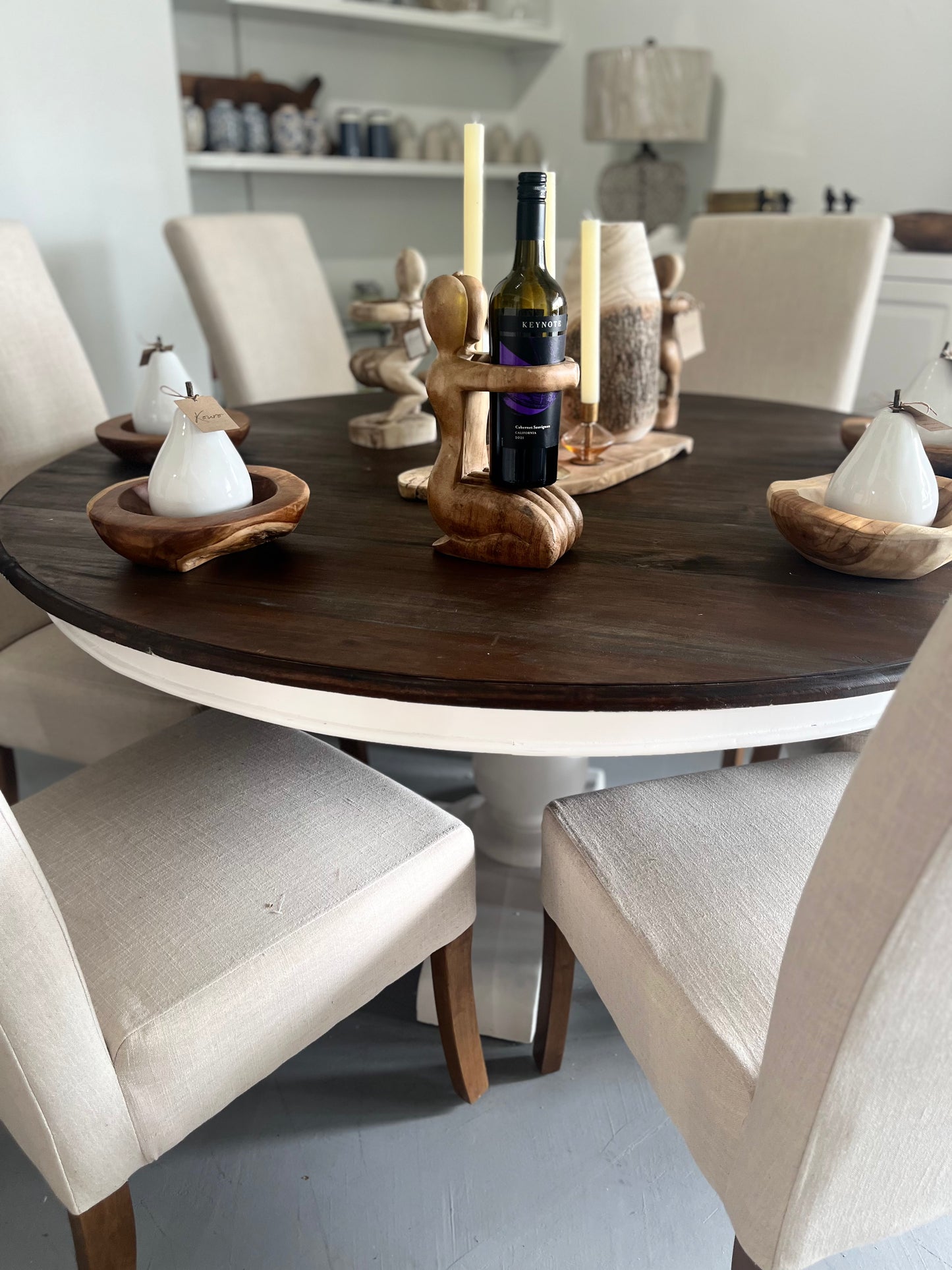 5' Chunky Round Dining Table