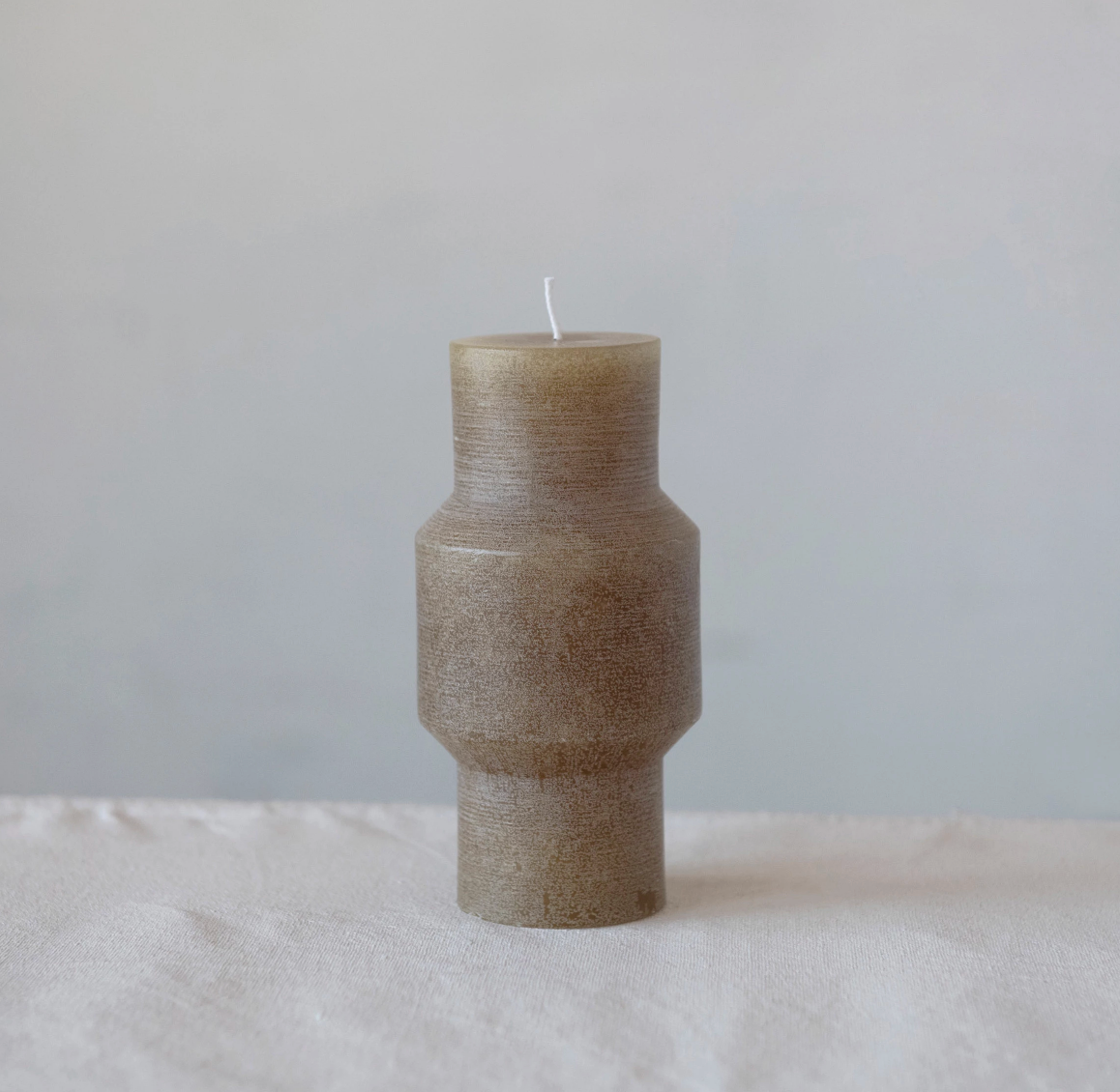 Unscented Totem Pillar Candle