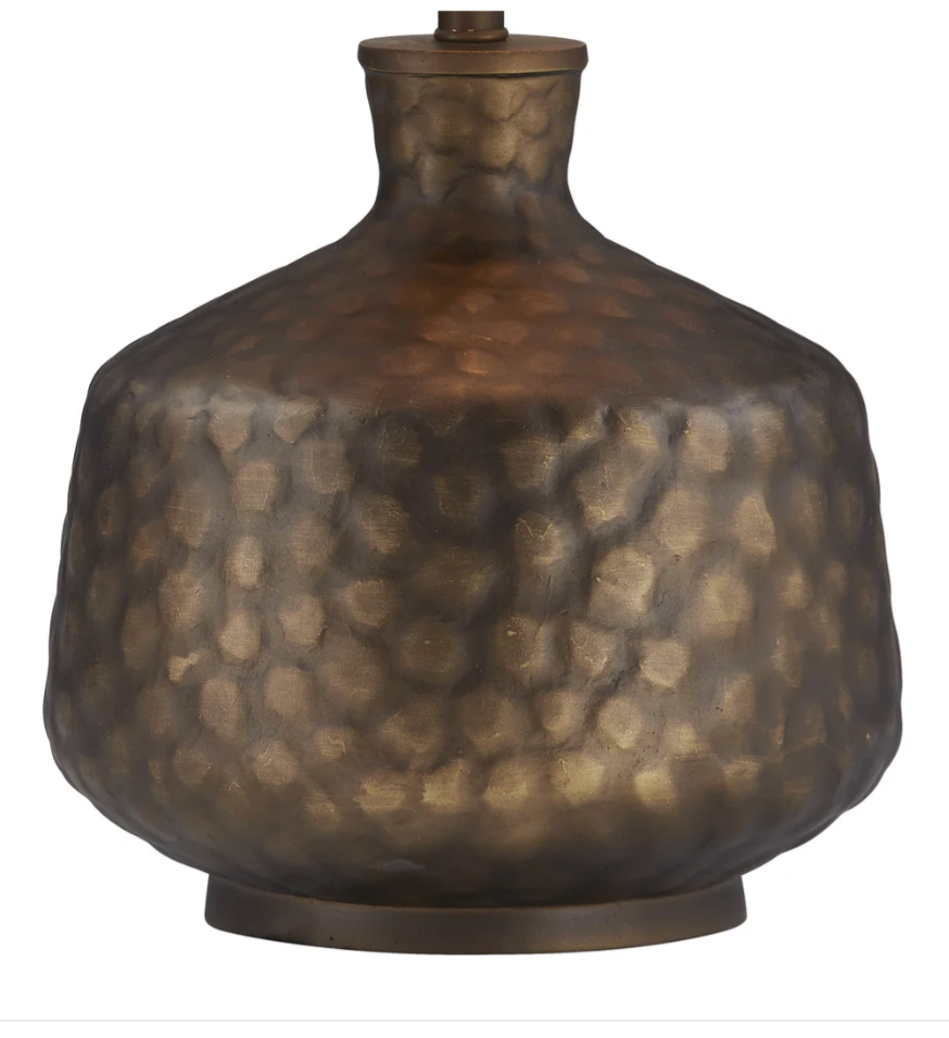Bronze Hammered Lamp