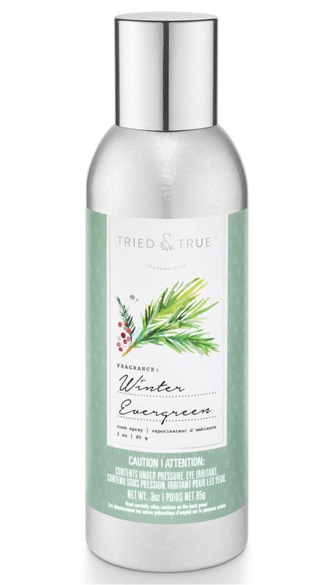 Tried & True Winter Evergreen Room Spray