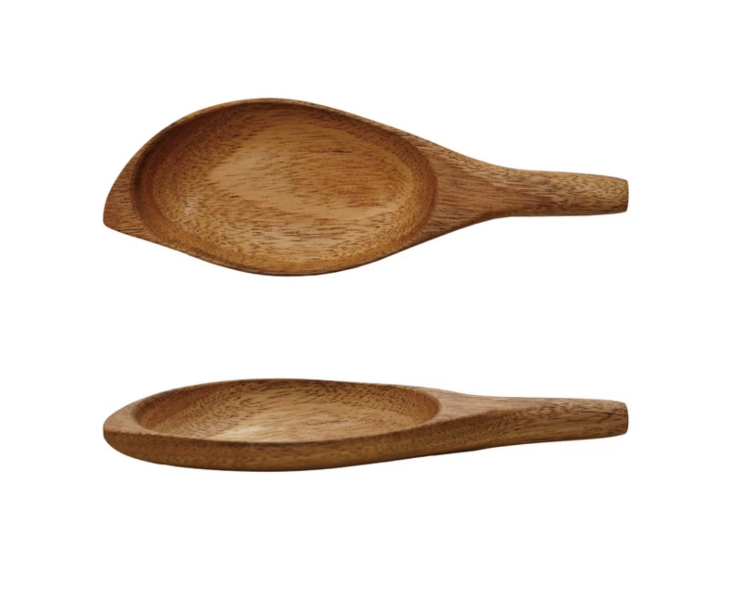 Acacia Wood Leaf Shaped Spoon, Natural