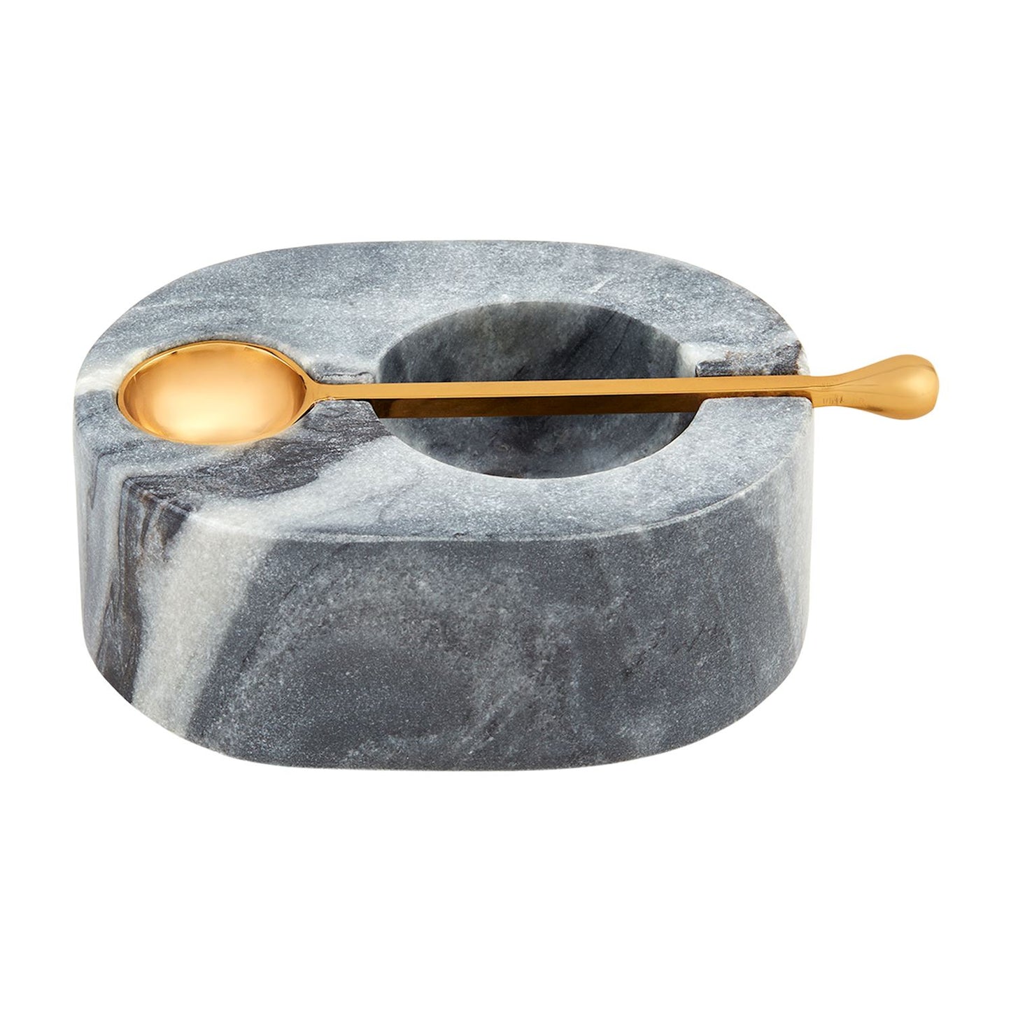 Black Marble Salt Cellar