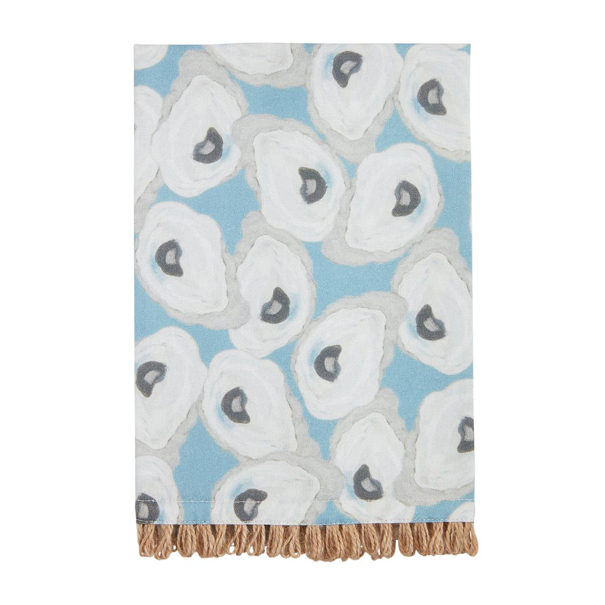 Blue Repeat Oyster Towels