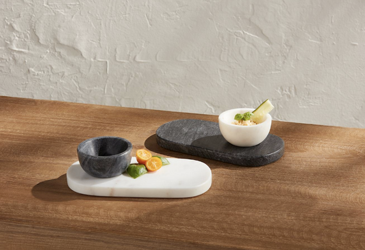 Black Marble Dip Tray