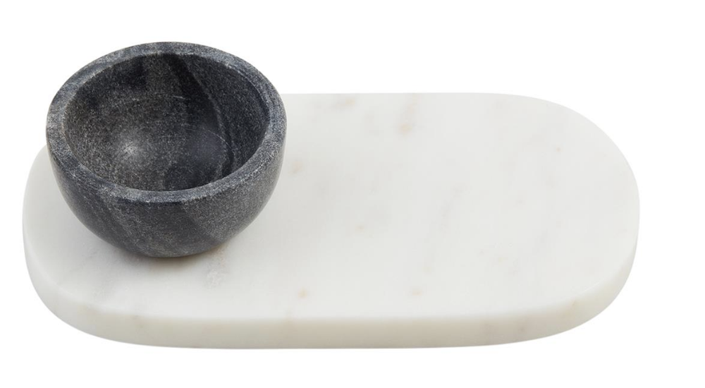 Black Marble Dip Tray