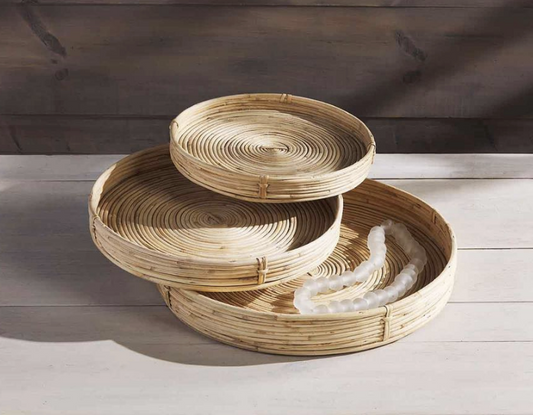 Cane Rattan Trays