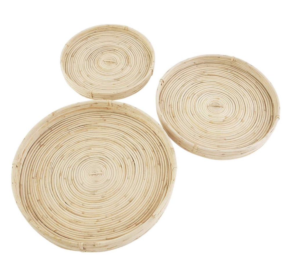 Cane Rattan Trays