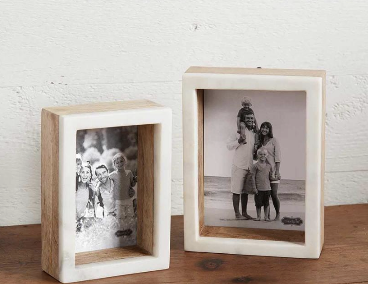 4 X 6 Wood Marble Shadow Frame