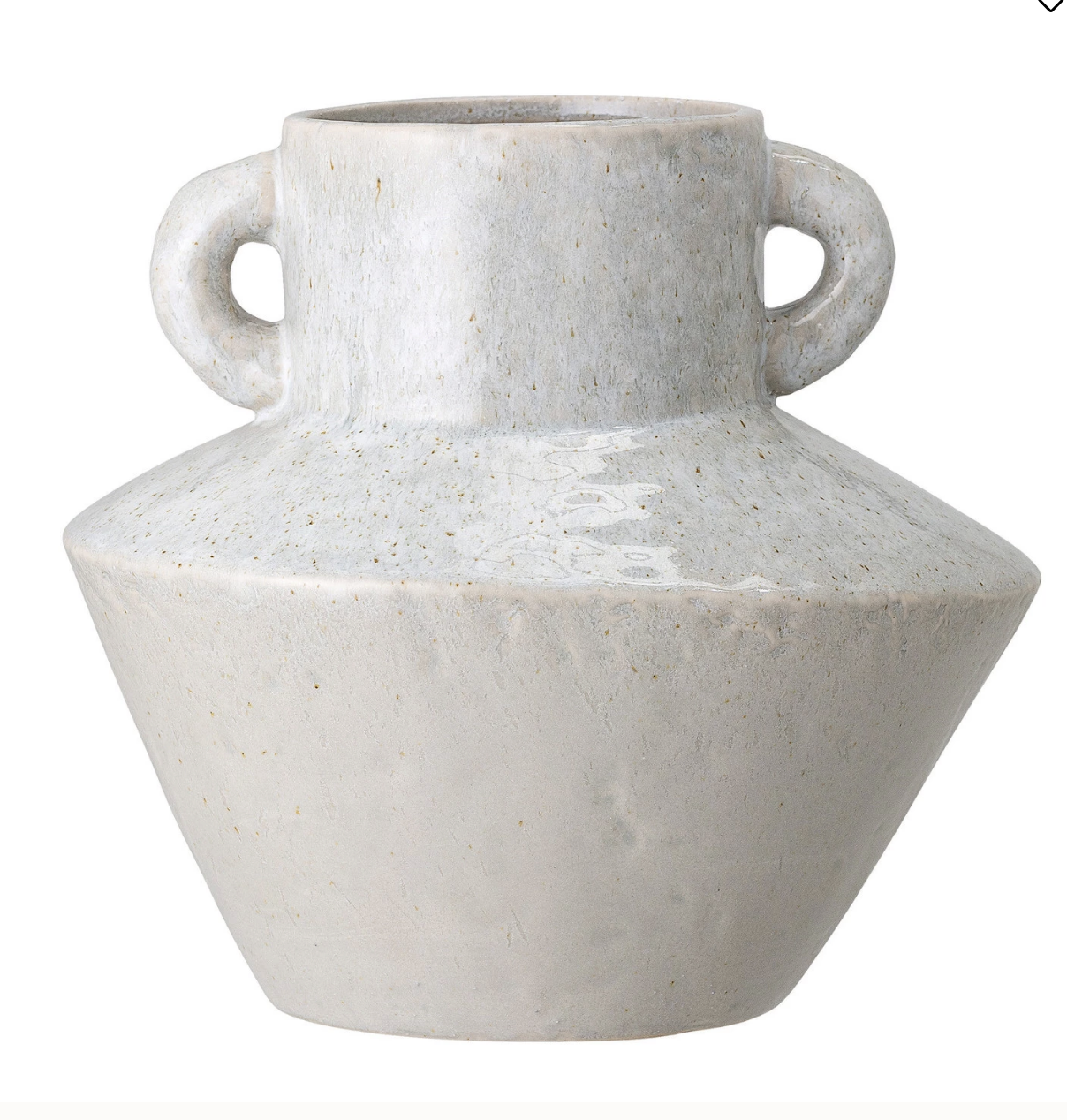 Stoneware Vase with Handles