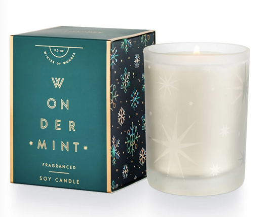 Wondermint Gifted Glass Candle