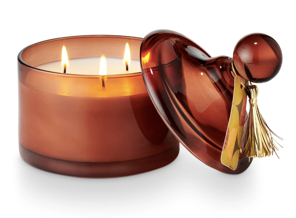 Memory Lane Lidded Glass Candle