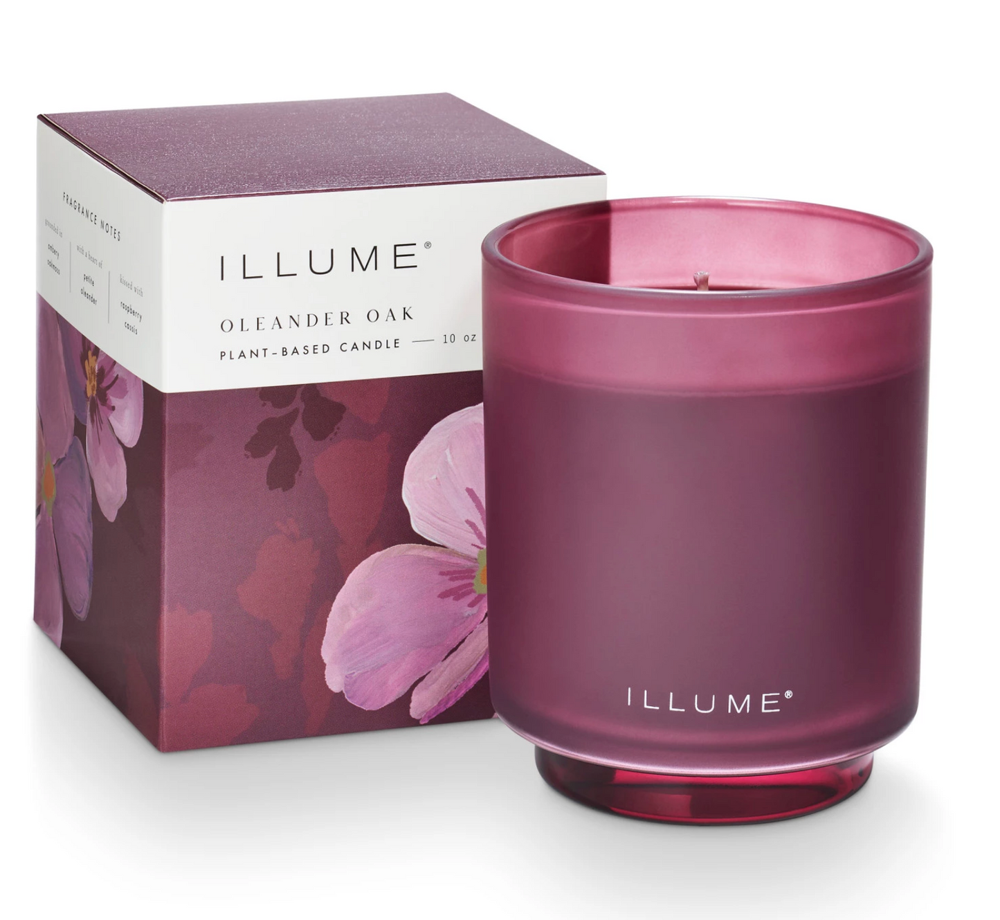 Oleander Oak Refillable Boxed Glass Candle PLANT BASED
