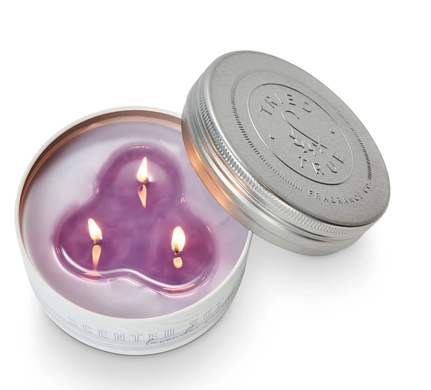 Lavender Vanilla Tried & True Large Tin SOY CANDLE
