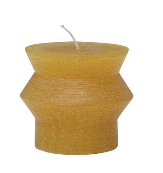 Unscented Totem Pillar Candle