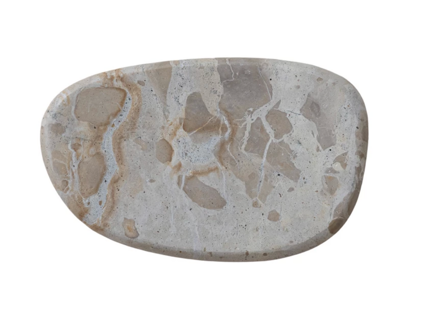 Marble Cheese/Serving Board, Buff Color (Each One Will Vary)