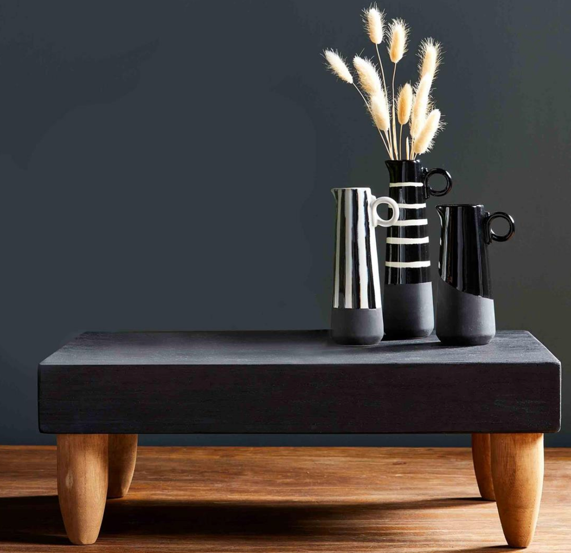 Black Footed Serving Board