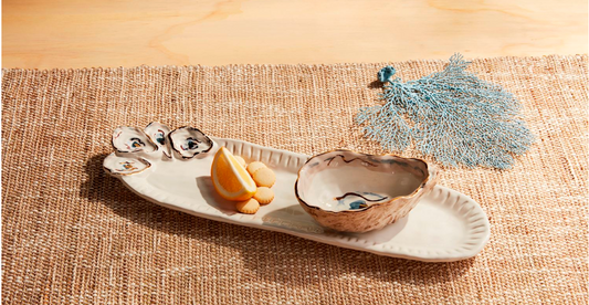 Oyster Tray & Dip Set