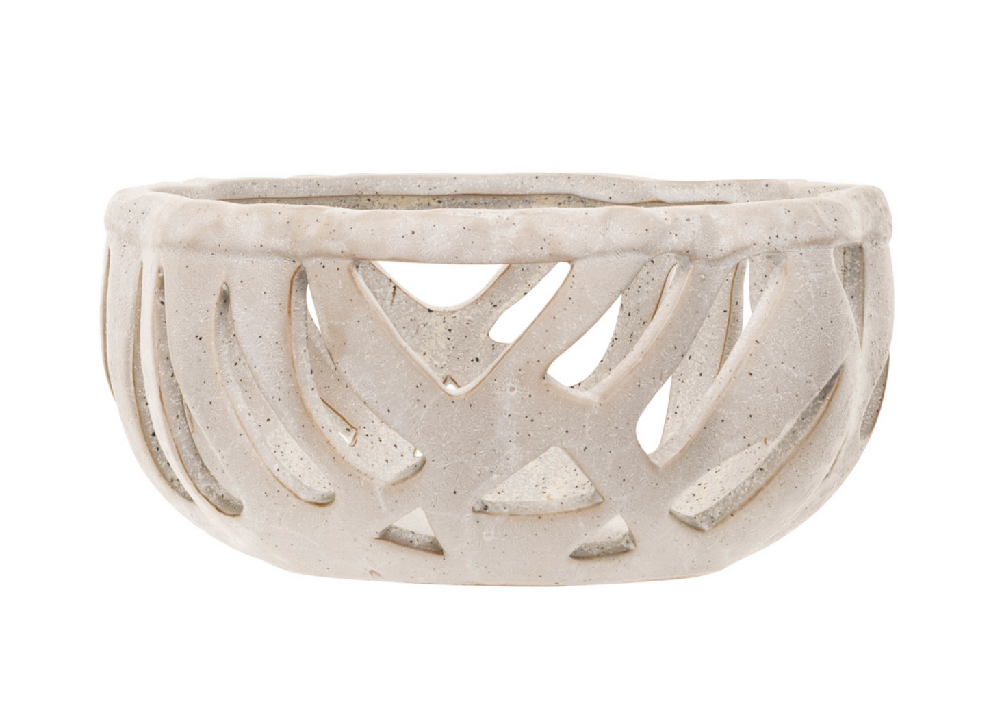 Unique Stoneware Bread Basket