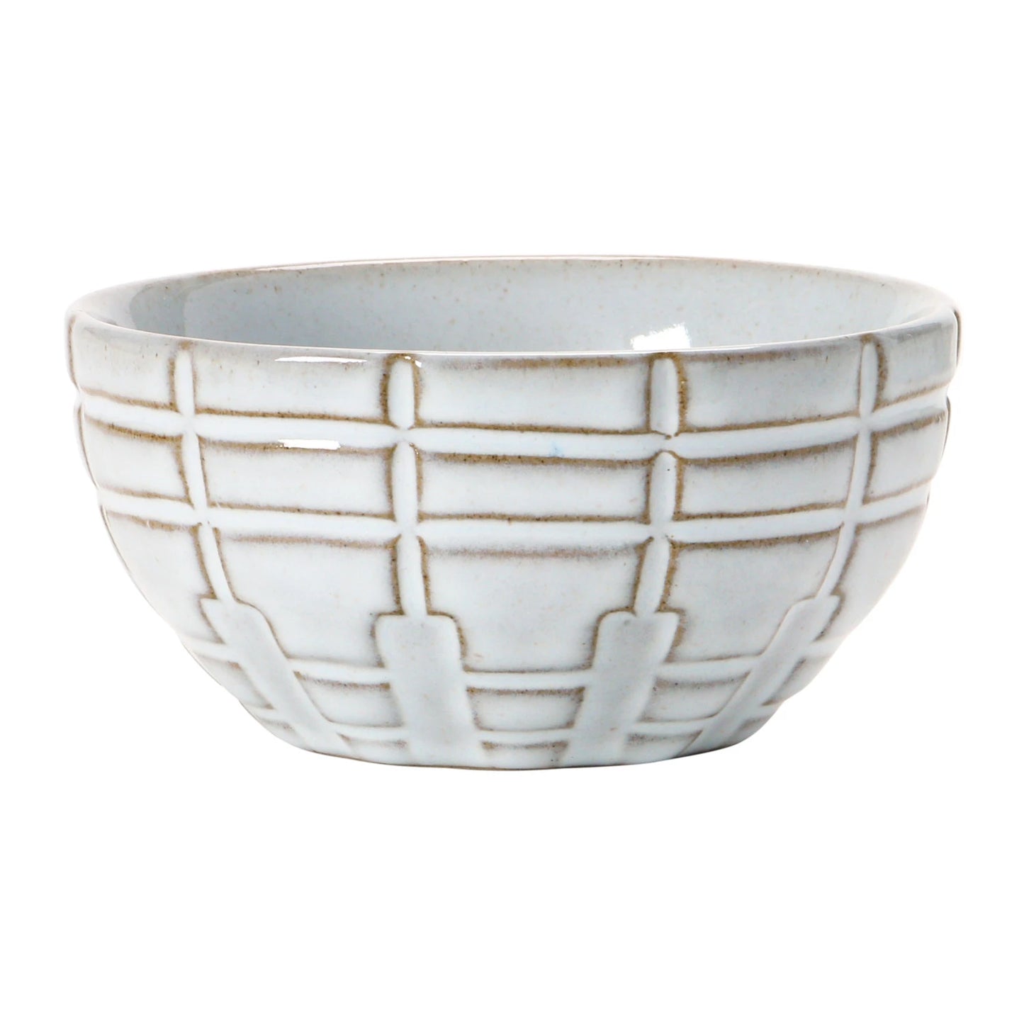 Debossed Stoneware Bowl, 4 Styles