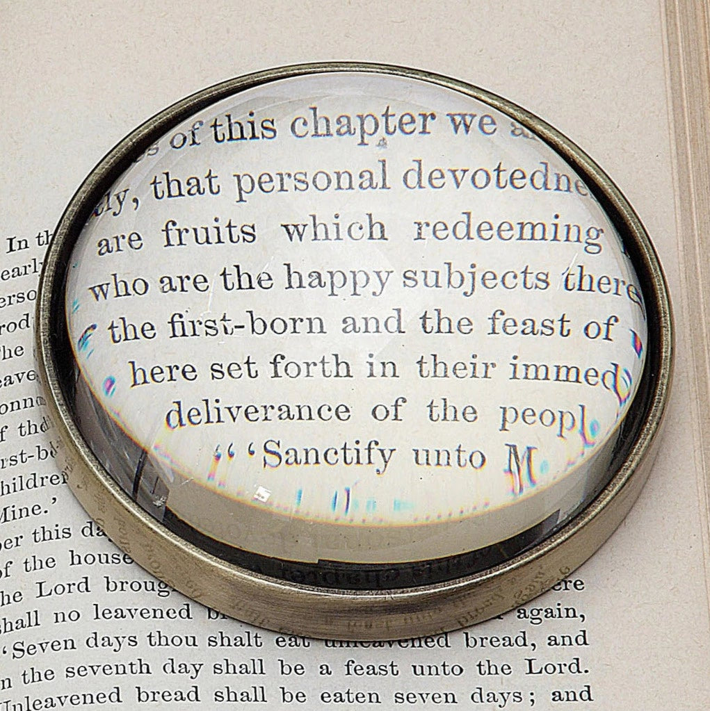 Paperweight/Magnifying Glass