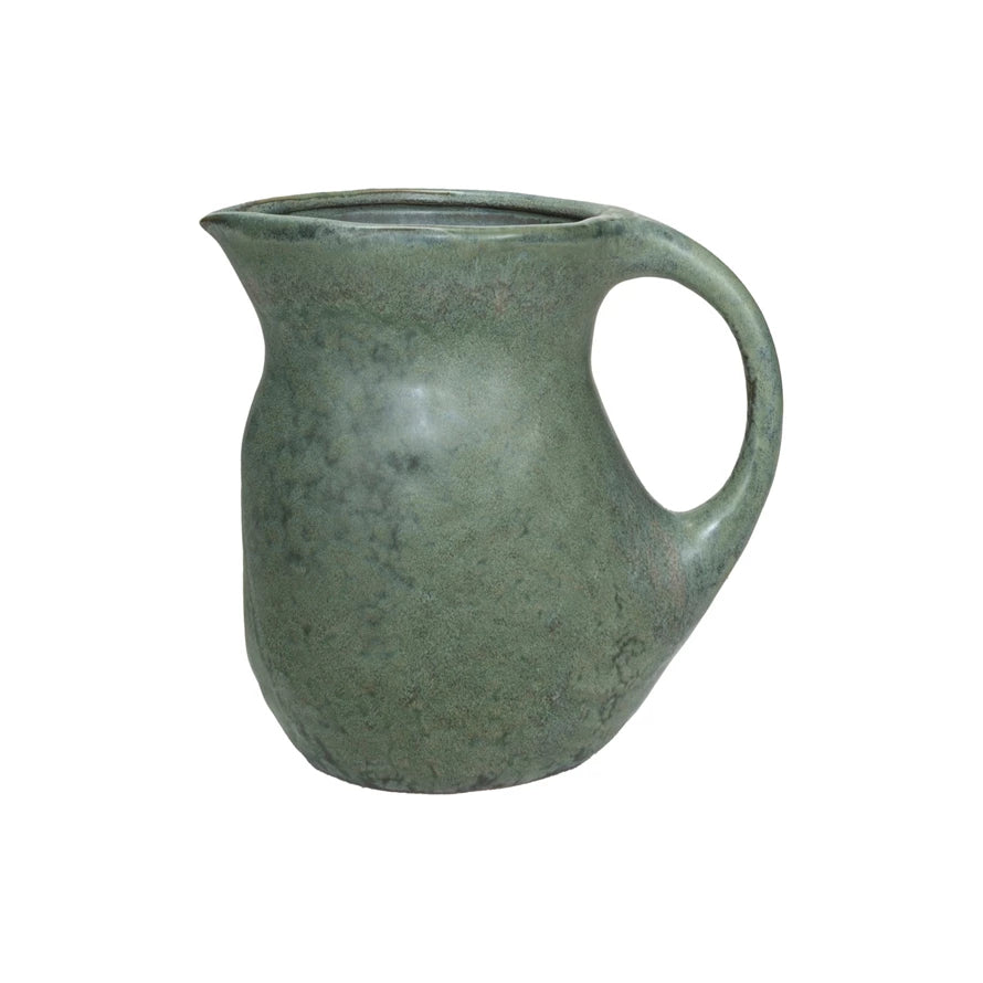 2-1/2 Quart Stoneware Pitcher (Each One Will Vary)